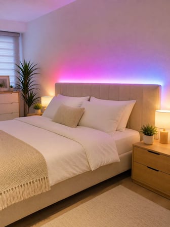 Dekoratif RGB Şerit LED 5 Metre Uzunluk ile