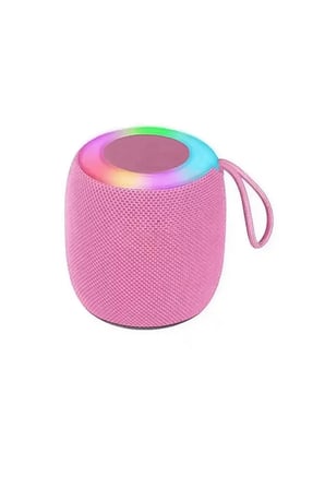 D10 Rgb Led Işıklı Bluetoth Speaker Hafıza Kartı ve Usb Girişli Fm Radyolu Şarjlı Taşınabilir Hoparlör 5W