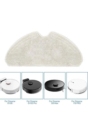 Dreame D10S PRO D9 MAX uyumlu 2 adet Mop paspas