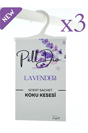 3'lü Lavanta Dolap Ayakkabılık Ve Çekmece Parfümlü Kese Kokusu Oda Koku Kesesi