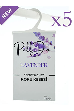 5'li Lavanta Dolap Ayakkabılık Ve Çekmece Parfümlü Kese Kokusu Oda Koku Kesesi