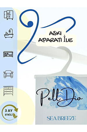 3'lü Okyanus Esintisi Dolap Ayakkabılık Ve Çekmece Parfümlü Kese Kokusu Oda Koku Kesesi