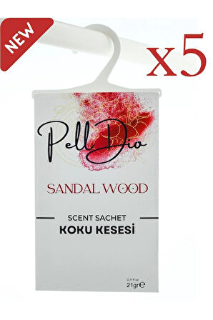 5'li Sandal Ağacı Dolap Ayakkabılık Ve Çekmece Parfümlü Kese Kokusu Oda Koku Kesesi