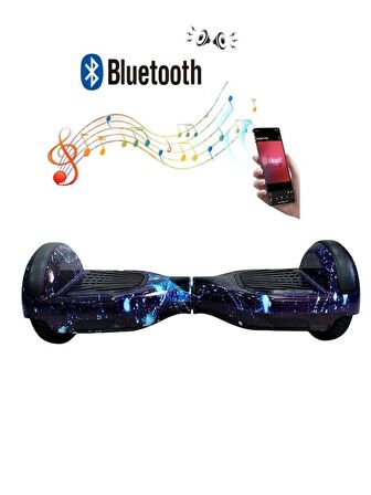 CityMate Elektrikli Kaykay Hoverboard Bluetooth Hoparlörlü 6.5 Inch Grafiti D12