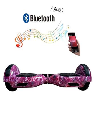 CityMate Elektrikli Kaykay Hoverboard Bluetooth Hoparlörlü 6.5 Inch Grafiti D13