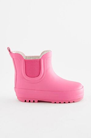 Şeker Pembe Polar Astarlı Çizme / Yağmur Botu