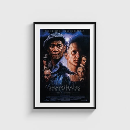 The Shawshank Redemption Alternatif Film Posteri Tablo Çerçeveli Poster Duvar Dekorasyonu