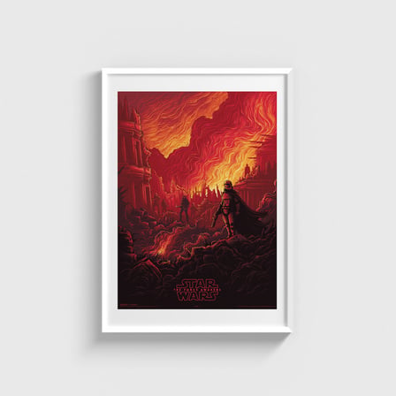 Star Wars: The Force Awakens (2015) Film Posteri Tablo Çerçeveli Poster Duvar Dekorasyonu