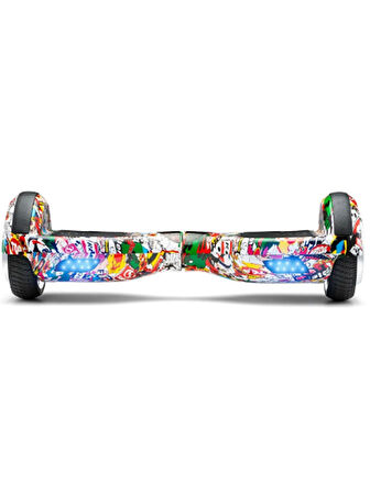 CityMate Elektrikli Kaykay Hoverboard Bluetooth Hoparlörlü 6.5 Inch Grafiti D19