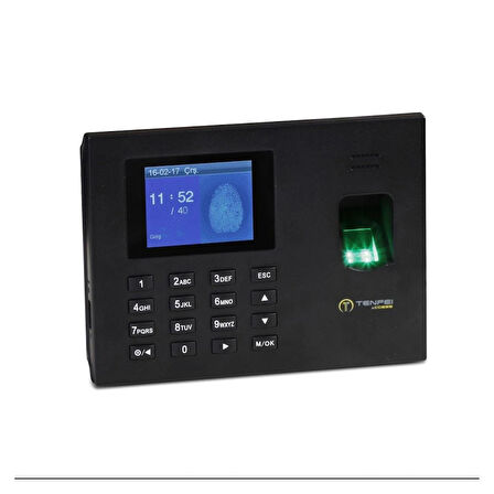Tenfei D20 Proximity Kart + Parmak İzi + Şifre Terminali Personel Takip Cihazı