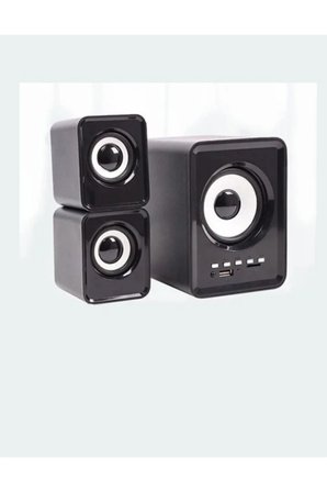 D23 Ses Sistemi FT-202BT 2+1 Ses Sistemi Kumandalı Bluetooth Hoparlör Tv/pc/telefon Uyumlu Usb Speaker Fm Radio Kart Okuyucu 3.5mm Jack Girişli Usb Beslemeli Speaker
