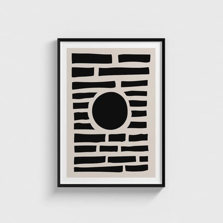 Black 4 Tablo Çerçeveli Poster Duvar Dekorasyonu