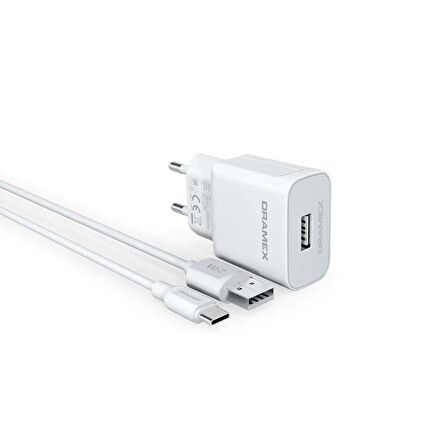 Dramex D26T Usb Giriş Başlık Type-c Kablo Şarj Seti 2.6Amper