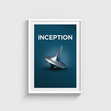 Inception (2010) Film Posteri Tablo Çerçeveli Poster Duvar Dekorasyonu