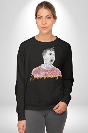 Kerem Aktürkoğlu Futbol Kadın Erkek Siyah Sweatshirt 