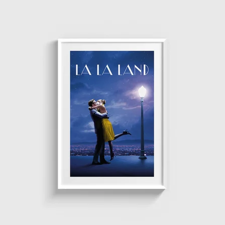 La La Land (2016) Film Posteri Tablo Çerçeveli Poster Duvar Dekorasyonu
