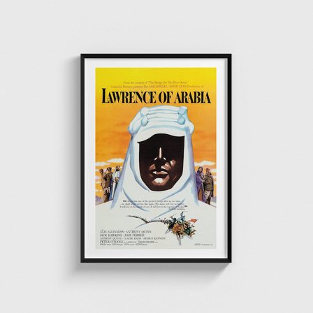 Lawrence of Arabia (1962) Film Posteri Tablo Çerçeveli Poster Duvar Dekorasyonu