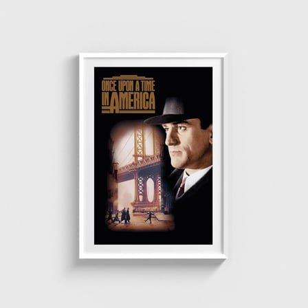 Once Upon a Time in America (1984) Film Posteri Tablo Çerçeveli Poster Duvar Dekorasyonu