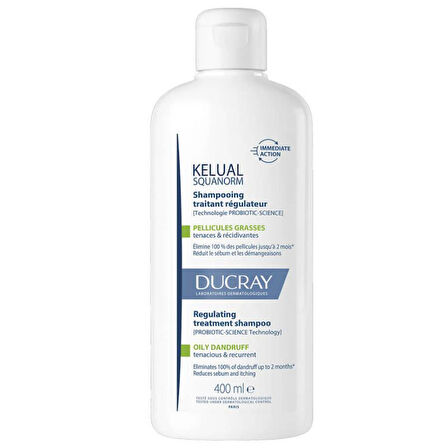 Ducray Kelual Squanorm Normal ve Yağlı Saçlar İçin Kepek Karşıtı Şampuan 400 ml