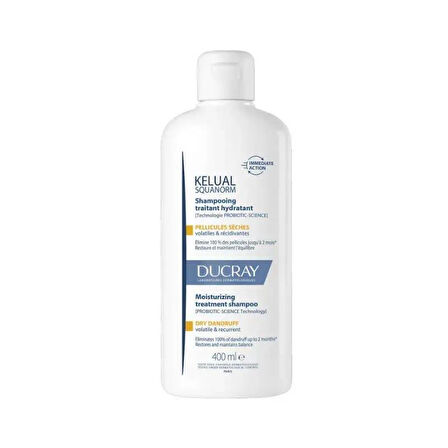 Ducray Kelual Squanorm Kuru Saçlar için Kepek Karşıtı Şampuan 400 ml
