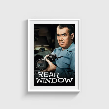 Rear Window (1954) Film Posteri Tablo Çerçeveli Poster Duvar Dekorasyonu