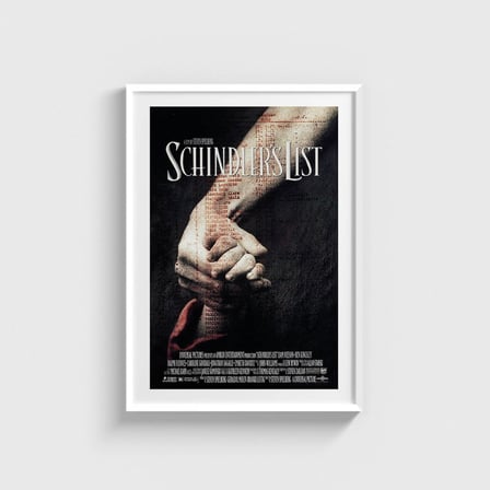 Schindler’s List (1993) Film Posteri Tablo Çerçeveli Poster Duvar Dekorasyonu