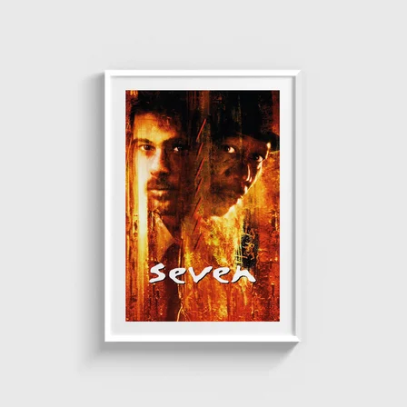 Se7en (1995) Film Posteri Tablo Çerçeveli Poster Duvar Dekorasyonu