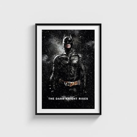 The Dark Knight Rises (2012) Film Posteri Tablo Çerçeveli Poster Duvar Dekorasyonu