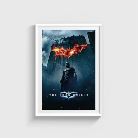 The Dark Knight (2008) Film Posteri Tablo Çerçeveli Poster Duvar Dekorasyonu