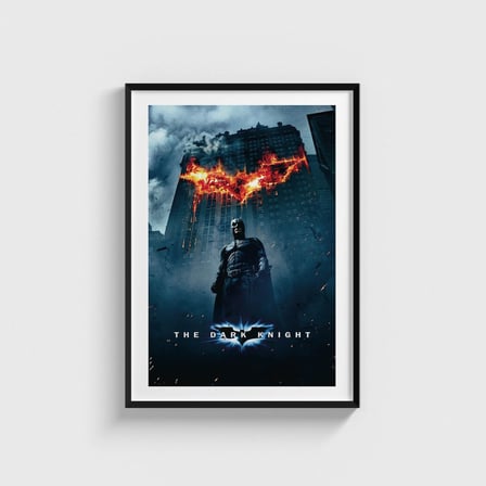 The Dark Knight (2008) Film Posteri Tablo Çerçeveli Poster Duvar Dekorasyonu