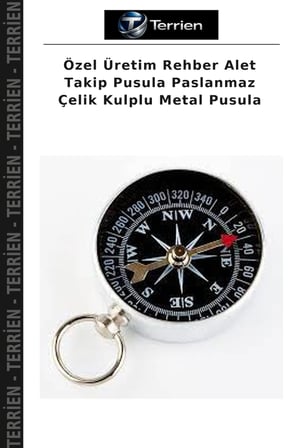 Özel Üretim Rehber Alet Takip Pusula Paslanmaz Çelik Kulplu Metal Pusula