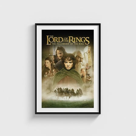 The Lord of the Rings: The Fellowship of the Ring (2001) Film Posteri Tablo Çerçeveli Poster Duvar Dekorasyonu