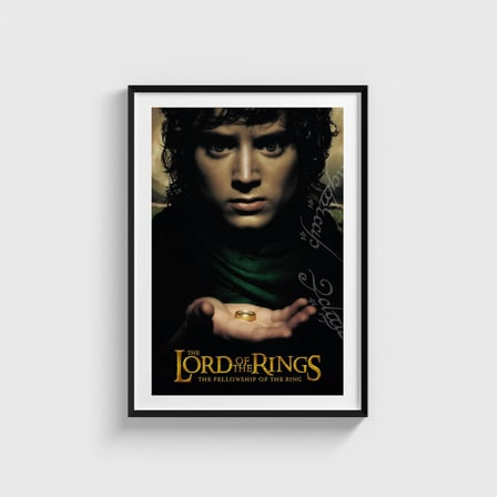 The Lord of the Rings: The Fellowship of the Ring (2001) Film Posteri Tablo Çerçeveli Poster Duvar Dekorasyonu
