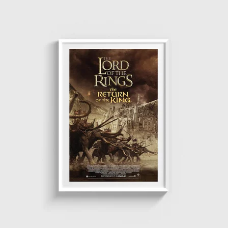 The Lord of the Rings: The Return of the King (2003) Film Posteri Tablo Çerçeveli Poster Duvar Dekorasyonu
