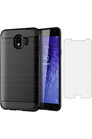 Samsung Galaxy J4 Ekran Koruyucu Cam Tam Uyumlu Temperli Cam Kırılmaz Cam