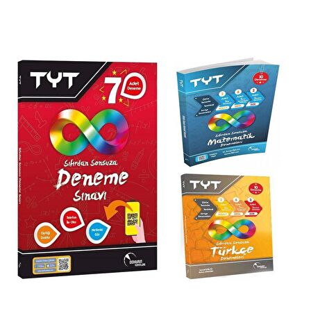Doktrin TYT 7 li Türkçe 10 lu Matematik 10 lu Deneme Seti 3 Kitap