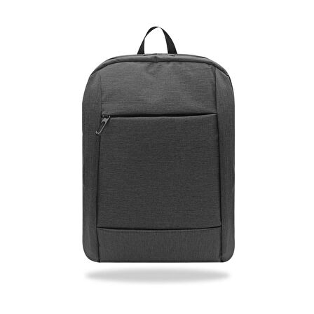 Microcase Unisex Su Geçirmez 3 Gözlü 15.6 inch Laptop Macbook Çantası - ANTRASİT AL5323