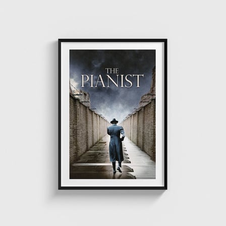 The Pianist (2002) Film Posteri Tablo Çerçeveli Poster Duvar Dekorasyonu