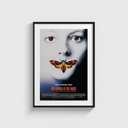 The Silence of the Lambs (1991) Film Posteri Tablo Çerçeveli Poster Duvar Dekorasyonu