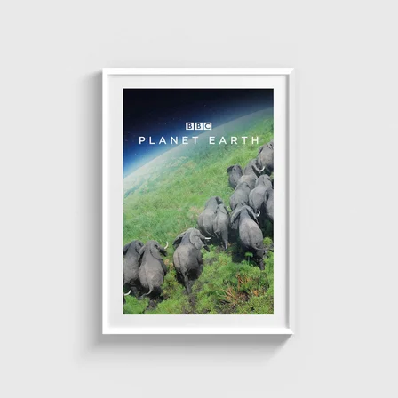 Planet Earth Dizi Posteri Tablo Çerçeveli Poster Duvar Dekorasyonu