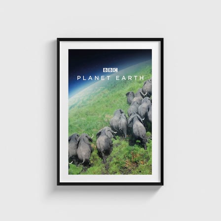 Planet Earth Dizi Posteri Tablo Çerçeveli Poster Duvar Dekorasyonu