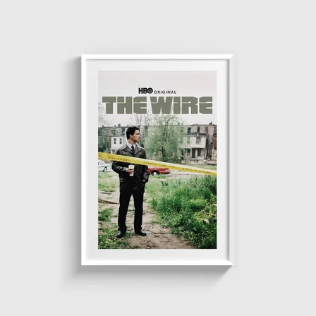 The Wire Dizi Posteri Tablo Çerçeveli Poster Duvar Dekorasyonu