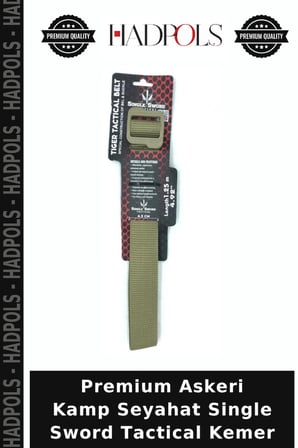 Premium Askeri Kamp Seyahat Single Sword Tactical Kemer