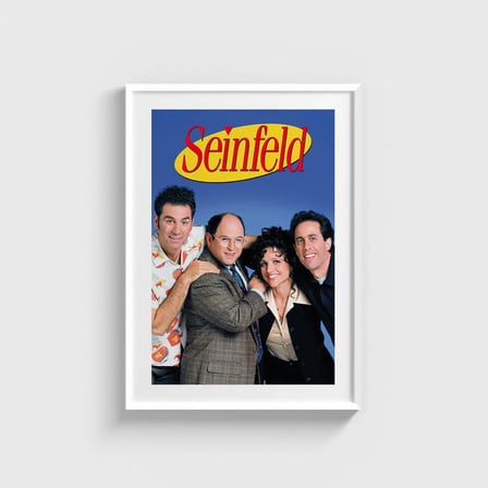 Seinfeld Dizi Posteri Tablo Çerçeveli Poster Duvar Dekorasyonu