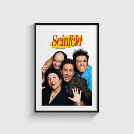 Seinfeld Dizi Posteri Tablo Çerçeveli Poster Duvar Dekorasyonu