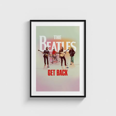 The Beatles Get Back Dizi Posteri Tablo Çerçeveli Poster Duvar Dekorasyonu