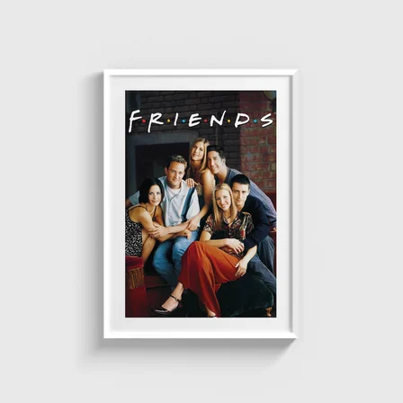 Friends Dizi Posteri Tablo Çerçeveli Poster Duvar Dekorasyonu