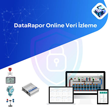 Datarapor On-Line Veri Izleme -Web Scada - Enerji- Proses-Üretim Veri Toplama- Bakım Yönetimi-Fabrika Sensör Izleme-Datalogger