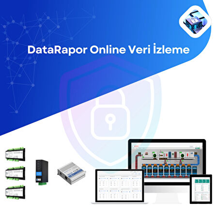 Datarapor On-Line Veri Izleme -Web Scada - Enerji- Proses-Üretim Veri Toplama- Bakım Yönetimi-Fabrika Sensör Izleme-Datalogger