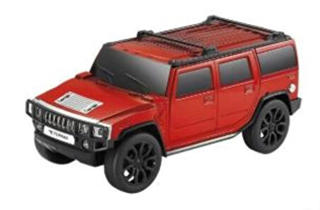 D-48 Kırmızı Araba Tasarım USB/TWS/FM Bluetooth Hoparlör Speaker